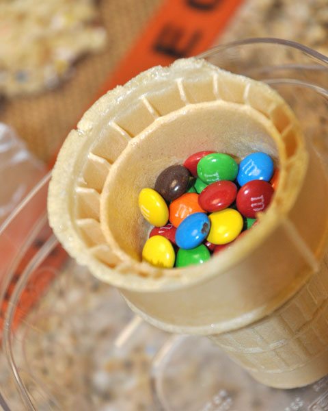m & m