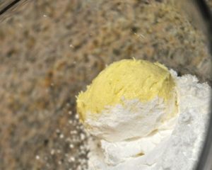 drop into powdered sugar