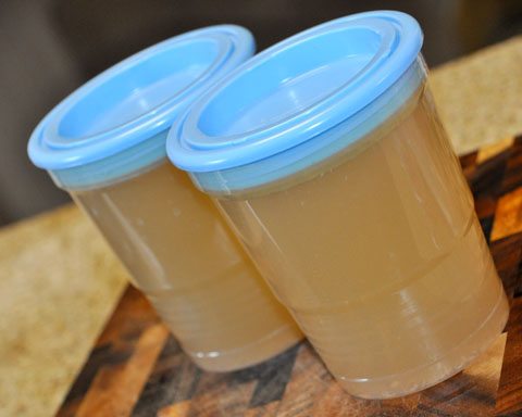 Homemade Crock Pot Chicken Stock Slow Cooker Chicken Stock