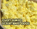 Oven Baked Scrambled Eggs
