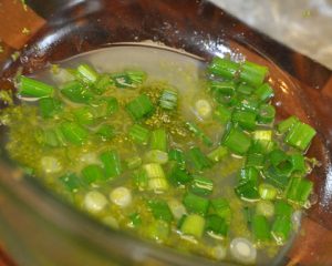 chopped green onions