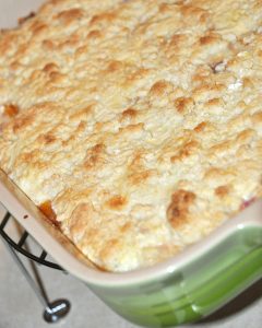 Peaches and Cream Dessert
