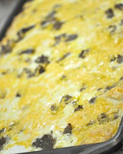 Sausage, Egg & Cheese Squares