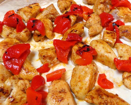 Chicken and Red Peppers
