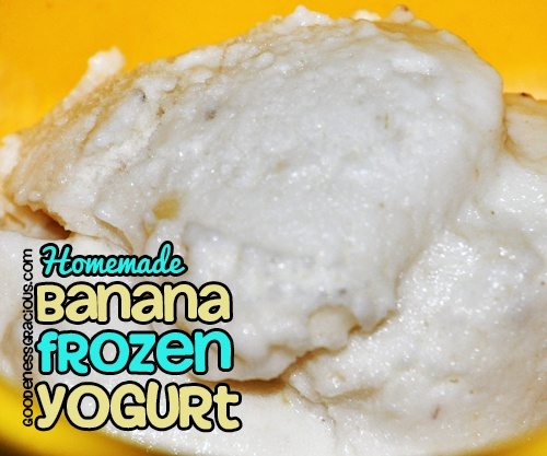 Banana frozen yogurt with ice cream maker cheap