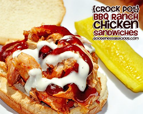 Easy BBQ Chicken Sandwiches